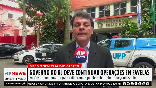 Cláudio Castro garante continuidade de operações em favelas do RJ