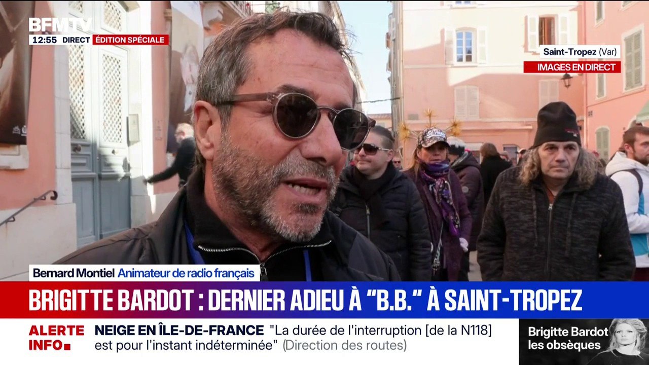 Obsèques de Brigitte Bardot: "C'était une femme libre, une femme de combats", témoigne Bernard Montiel, ami de B.B.