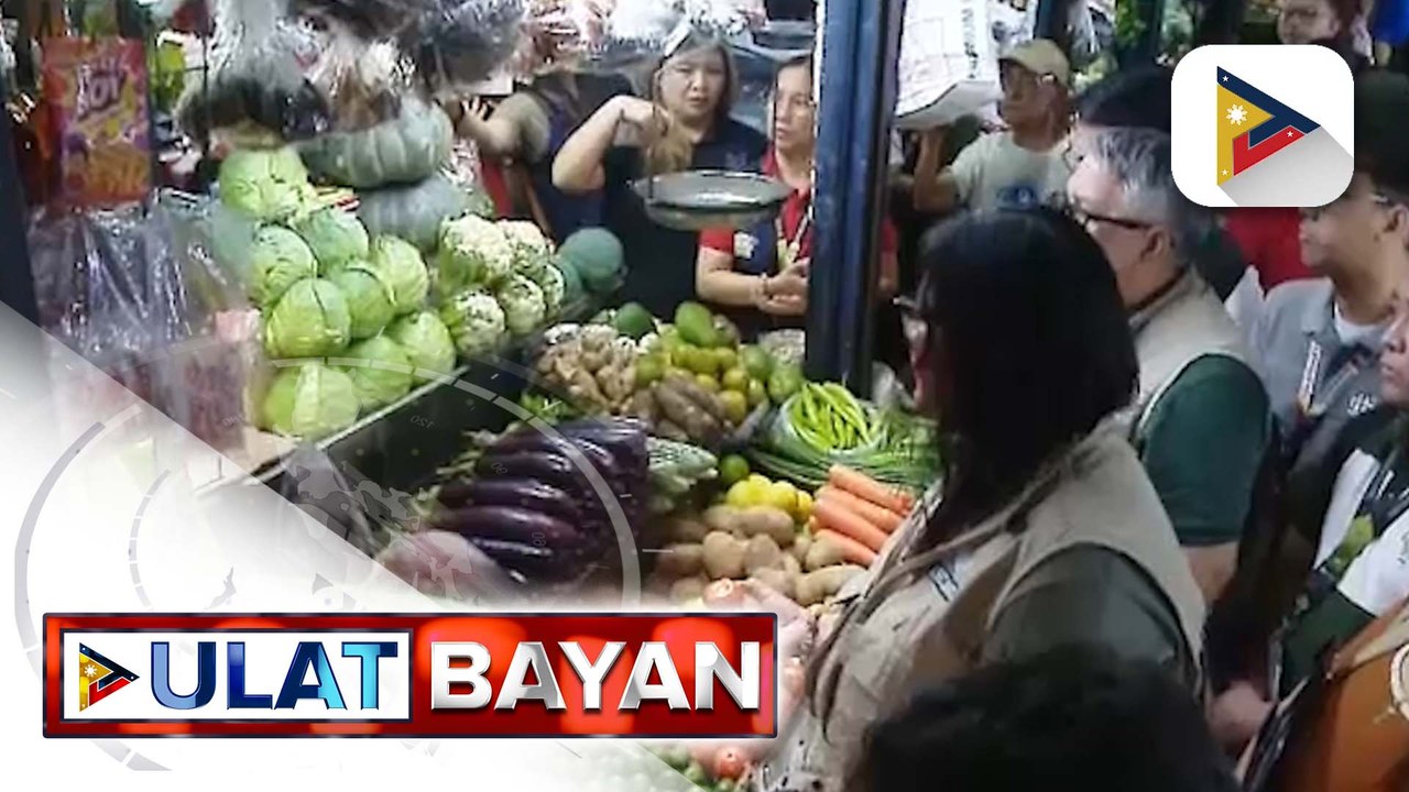 DA at DTI, nag-inspeksyon sa Marikina Public Market para tiyakin ang pagpapatupad ng MSRP | ulat ni Gab Villegas