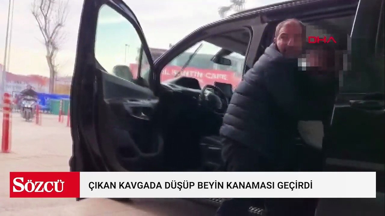 Eniştesiyle arasında çıkan kavgada düşüp beyin kanaması geçirdi