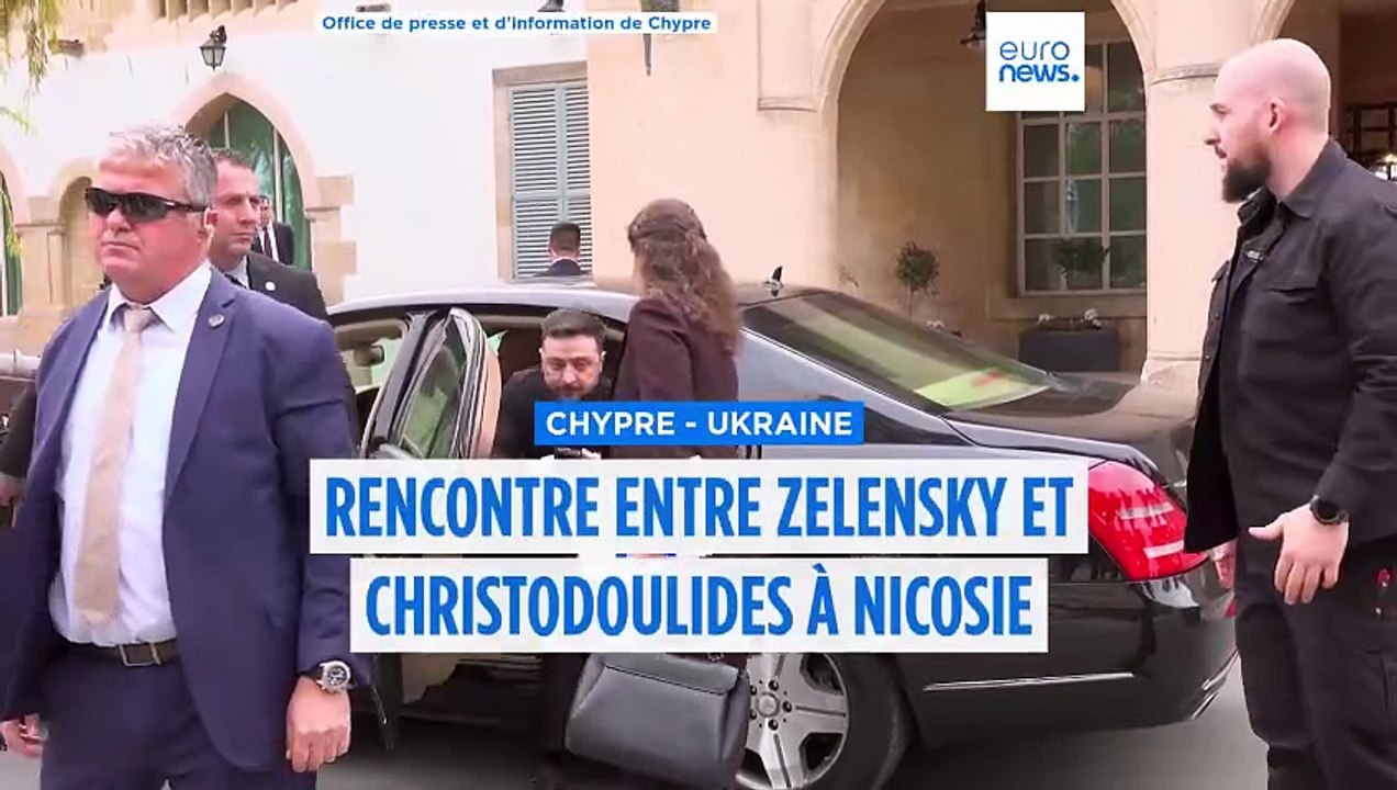 Chypre-Ukraine : Nikos Christodoulides et Volodymyr Zelensky se rencontrent à Nicosie