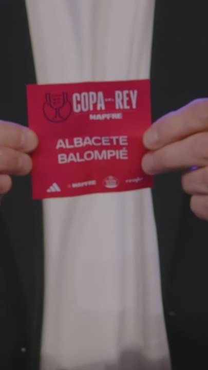 La reacción de Raúl Lizoain, capitán del Albacete, al emparejamiento con el Real Madrid en Copa del Rey