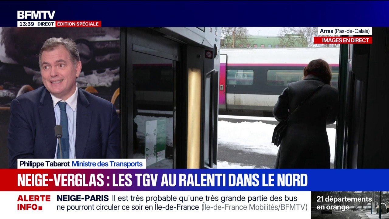 Neige-verglas: "L'A8 rouvre à 15h" affirme le ministre des Transports qui ignore lorsque la N118 va rouvrir