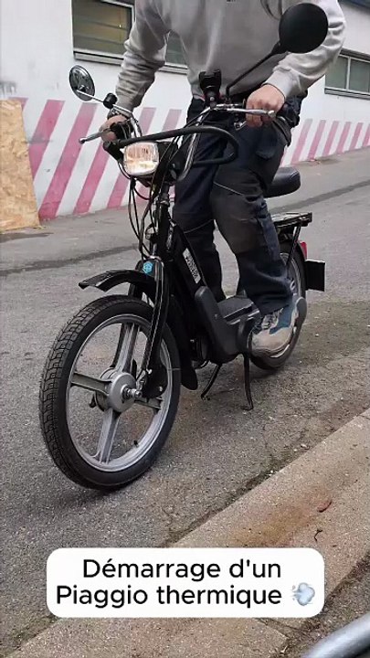 Démarrage d'un Piaggio thermique 😎