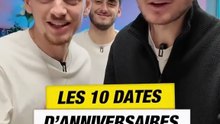LES 10 DATES D'ANNIVERSAIRES LES PLUS COMMUNES 🧐🧐