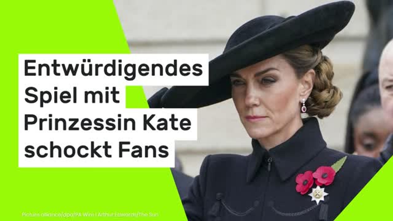 Prinzessin Kate: Entwürdigendes Spiel mit der Prinzessin von Wales schockt Royals-Fans