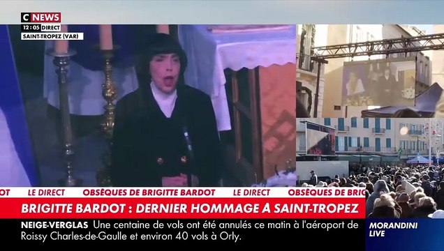 Obsèques de Brigitte Bardot: Regardez la chanteuse Mireille Mathieu interpréter a cappella Panis Angelicus dans l'église - VIDEO