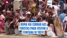 Roma vai cobrar aos turistas para visitar a Fontana di Trevi