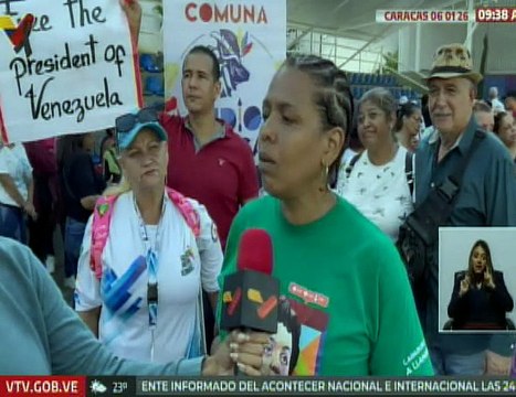 Caracas | Habitantes de la parroquia Sucre exigen la liberación del Presidente Maduro y Cilia Flores
