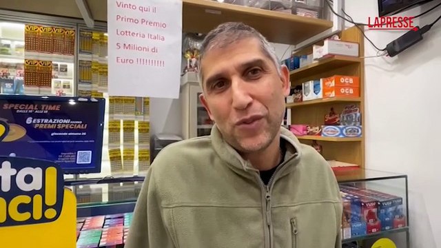 Lotteria Italia 2026, il titolare del bar del biglietto vincente da 5 milioni: Spero si ricordi di me e mi faccia un regalo