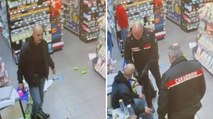Il video di Marin Jelenic che devasta un supermercato di Udine: l'intervento dei carabinieri per fermarlo