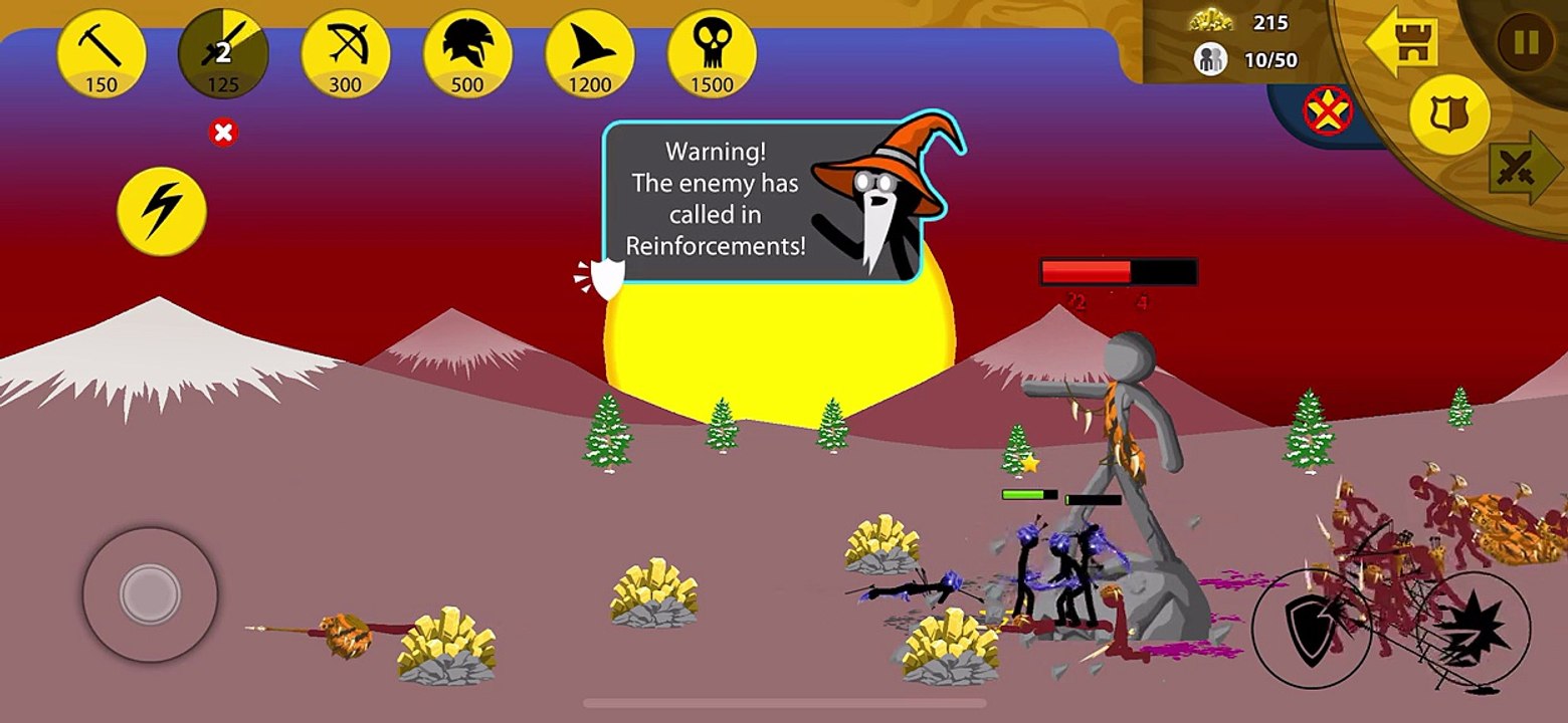 Stick War Legacy Gameplay (Advanced Normal/Hard/Insane Classic Campaign Part 7) United Savage Tribes of Inamorta #stickwarlegacy#stickwar#videogames