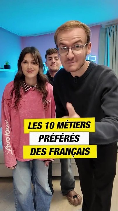 LES 10 METIERS PREFERES DES FRANCAIS 🧐🧐