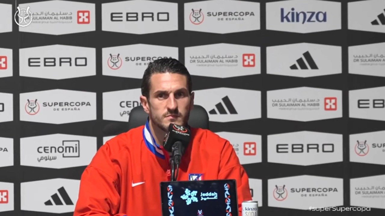 Rueda de prensa completa de Koke, previa al Real Madrid vs. Atlético de Madrid, semifinales de la Supercopa de España