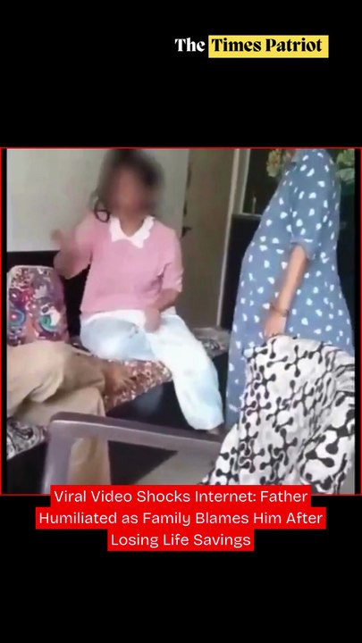 Viral Video Shocks Internet: Father Humiliated as Family Blames Him After Losing Life Savings