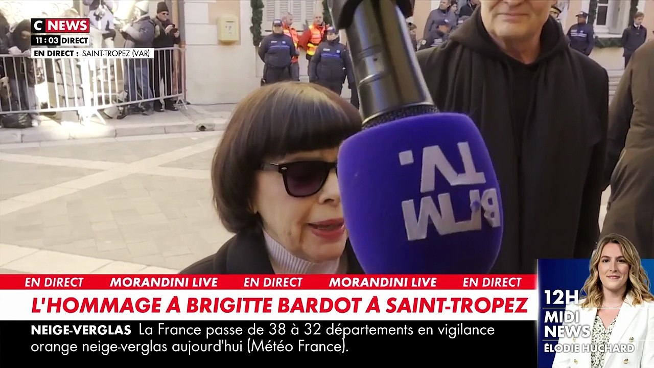 L'émotion de Mireille Mathieu aux obsèques de Brigitte Bardot