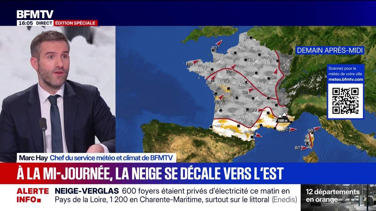 12 départements, de la Corrèze aux Ardennes, restent placés en vigilance orange