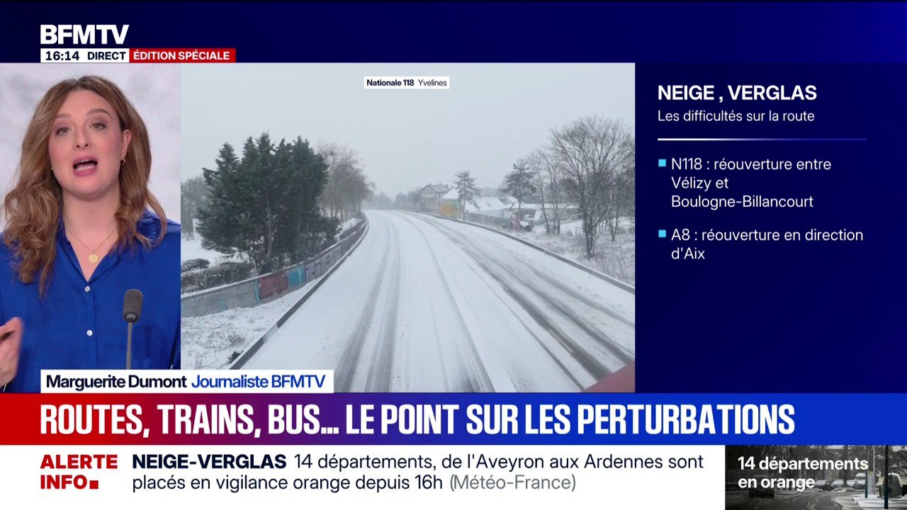 Neige-verglas: avions, trains, routes... Le point sur les perturbations