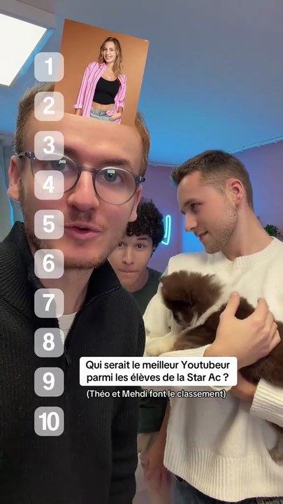 Qui serait le meilleur youtubeur parmi les élèves de la Star Ac ? 🤔🤔
