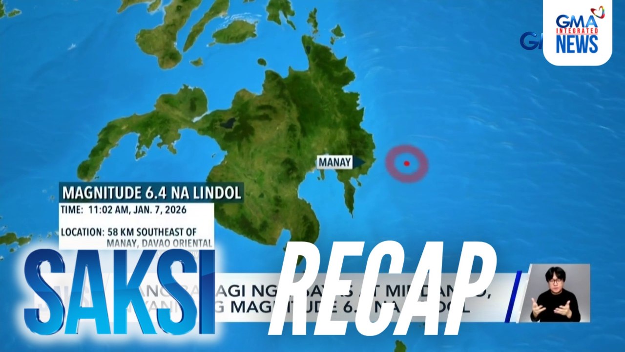 Saksi: (Part 1) Magnitude 6.4 na lindol sa Visayas at Mindanao; Bantay-lahar sa Bulkang Mayon; Pahalik sa Poong Jesus Nazareno