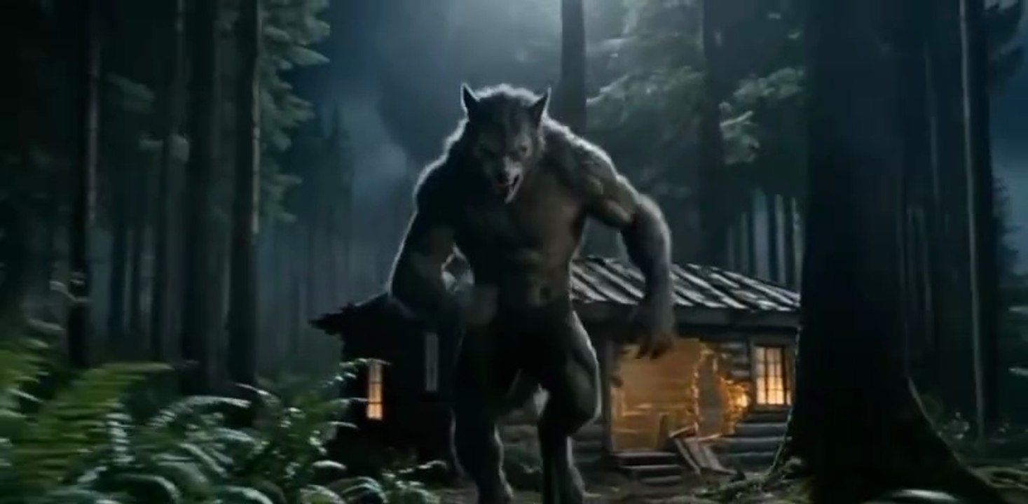 suddenly a wolf monster appeared