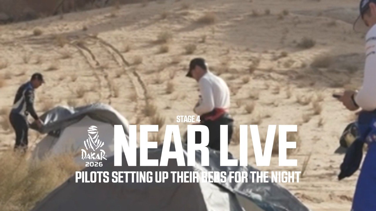 It's time for the pilots to set up their beds