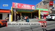 Jornada violenta en Sinaloa deja nueve muertos