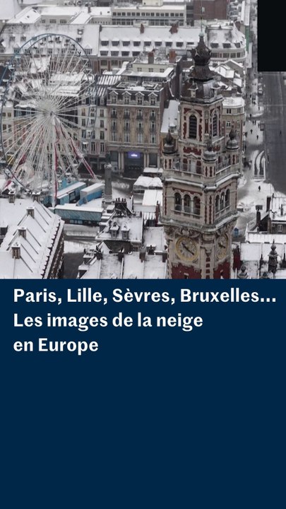 En images : une large partie de l’Hexagone sous la neige