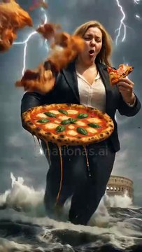 Countries as Eating Giants - Part 2. Which country next 👀 🍕#ai #aiart #aiedits #countries #Eat.