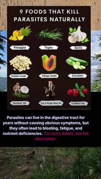 9 foods that kill parasites naturally