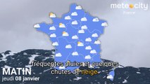 Bulletin météo France du jeudi 08 janvier 2026