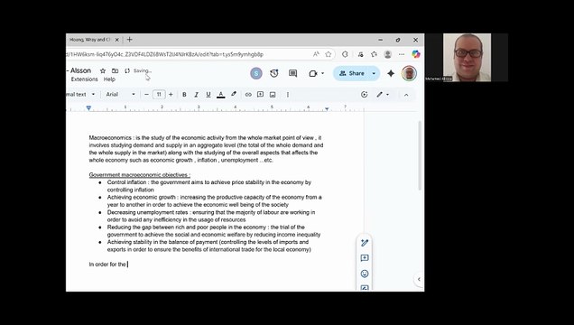 Macroeconomic Fiscal - Monetary policy revision