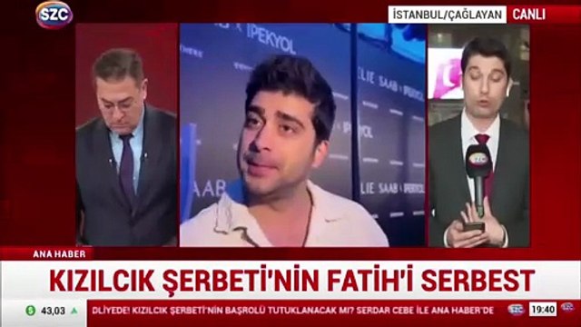 Kızılcık Şerbeti'nin Fatih'i serbest