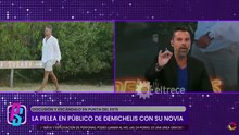 El video de Martín Demichelis discutiendo furioso con su novia en Punta del Este