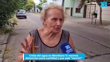 Crisis del agua en Meridiano V: vecinos denuncian poca cantidad y que sale "marrón"