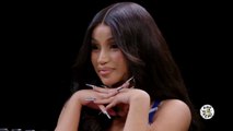 Cardi B Tries Not to Panic While Eating Spicy Wings 🔥 | Hot Ones Challenge