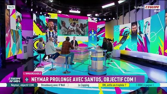 Neymar prolonge avec Santos et rêve de la Coupe du monde - Foot - Brasileirão