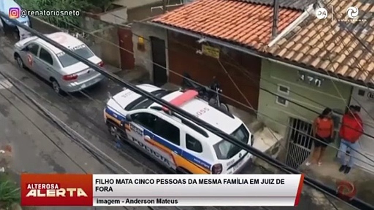 Homem em surto psicótico mata cinco de sua família em Juiz de Fora
