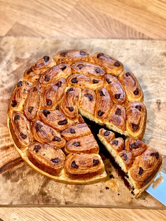 Galette des Rois au Chocolat façon Pain au Chocolat | Chocolatine des Rois | Recette Épiphanie