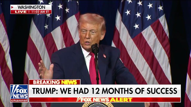 Donald Trump se moque une nouvelle fois d'Emmanuel Macron lors d'un discours, en imitant le Président Français en train de sangloter pour défendre le prix des médicaments