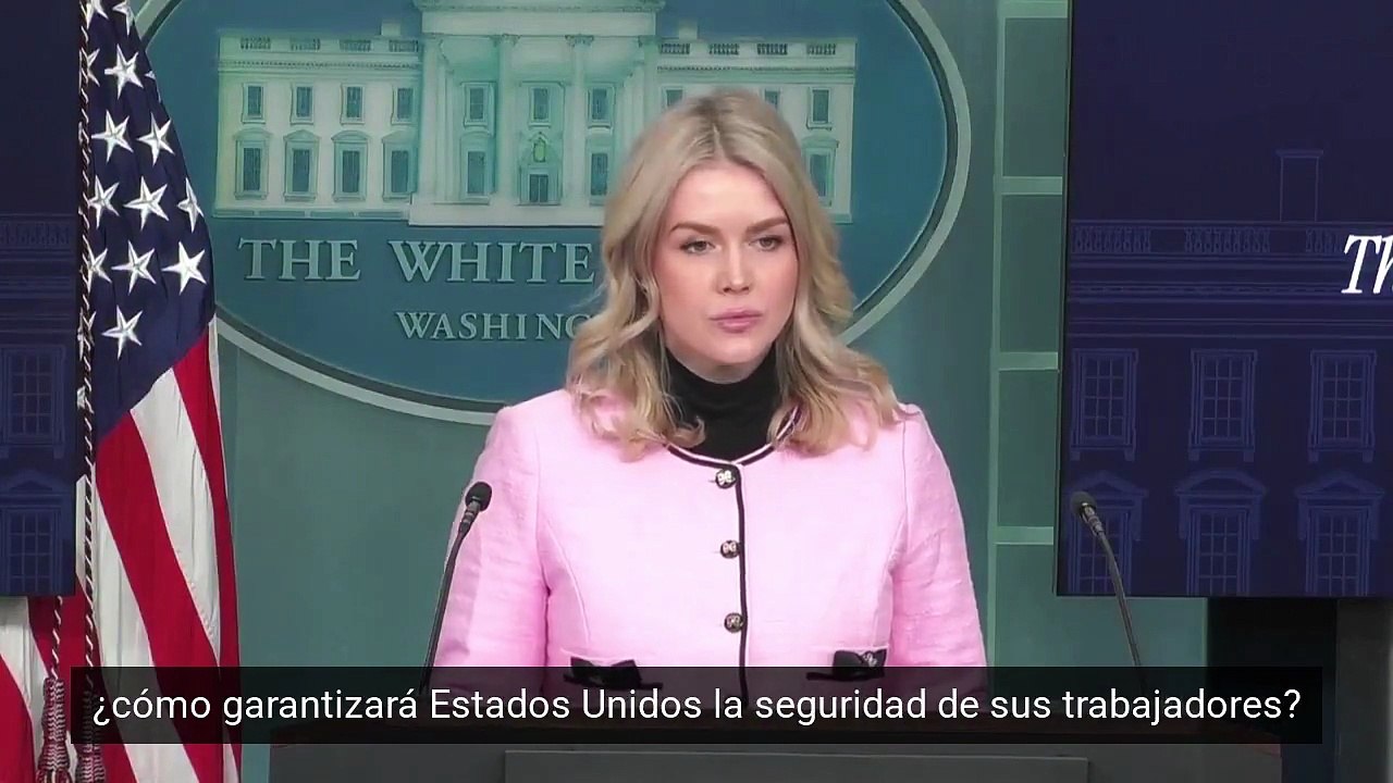 La Casa Blanca sobre Venezuela: "(Trump) Hará lo que sea mejor para el pueblo estadounidense"