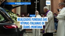 Itália inicia cerimónias fúnebres das vítimas italianas da tragédia de Crans-Montana