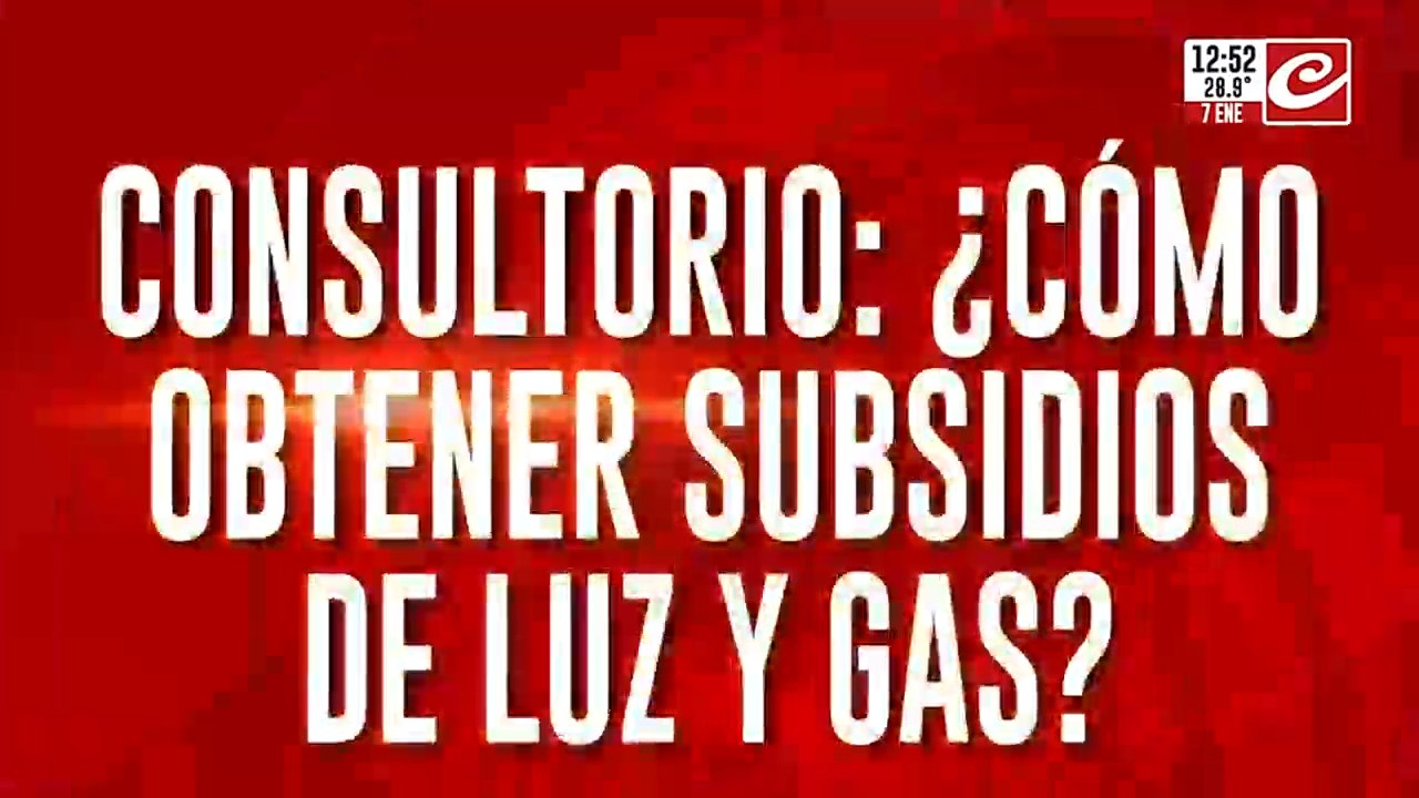 ¿Cómo obtener subsidios de luz y gas?