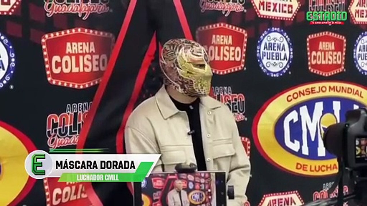 Máscara Dorada habla de su salto mundial y del duelo clave ante Titán |Estadio Deportes