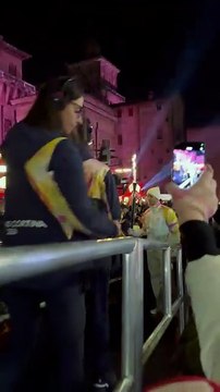 L'arrivo della Fiamma olimpica e l'accensione del braciere