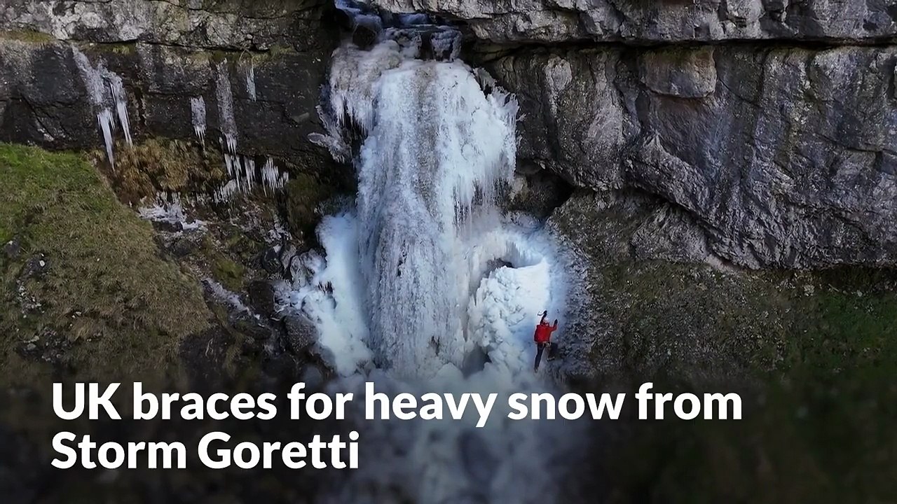 UK braces for heavy snow from Storm Goretti as amber warnings issued