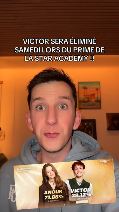 VICTOR SERA ÉLIMINÉ SUR LE PRIME | STAR ACADEMY 2025 ⭐️