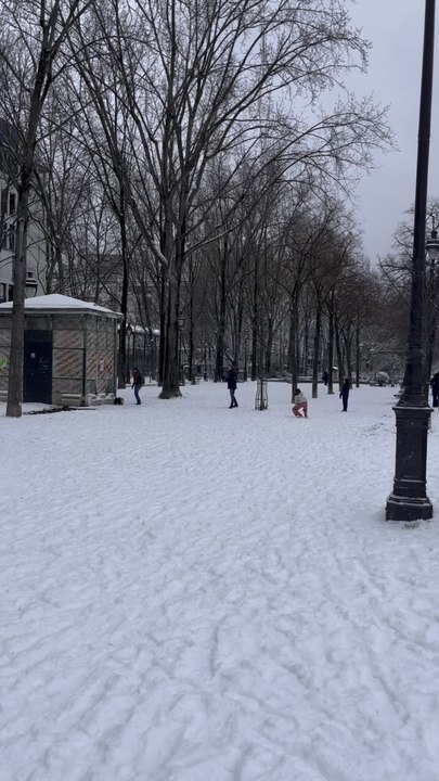 La Villette, un jour de neige ❄️