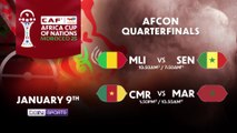 The quarterfinals of the #AFCON2025 kick off tomorrow.  Mali vs Senegal and Cameroon vs Morocco on #beINSPORTS