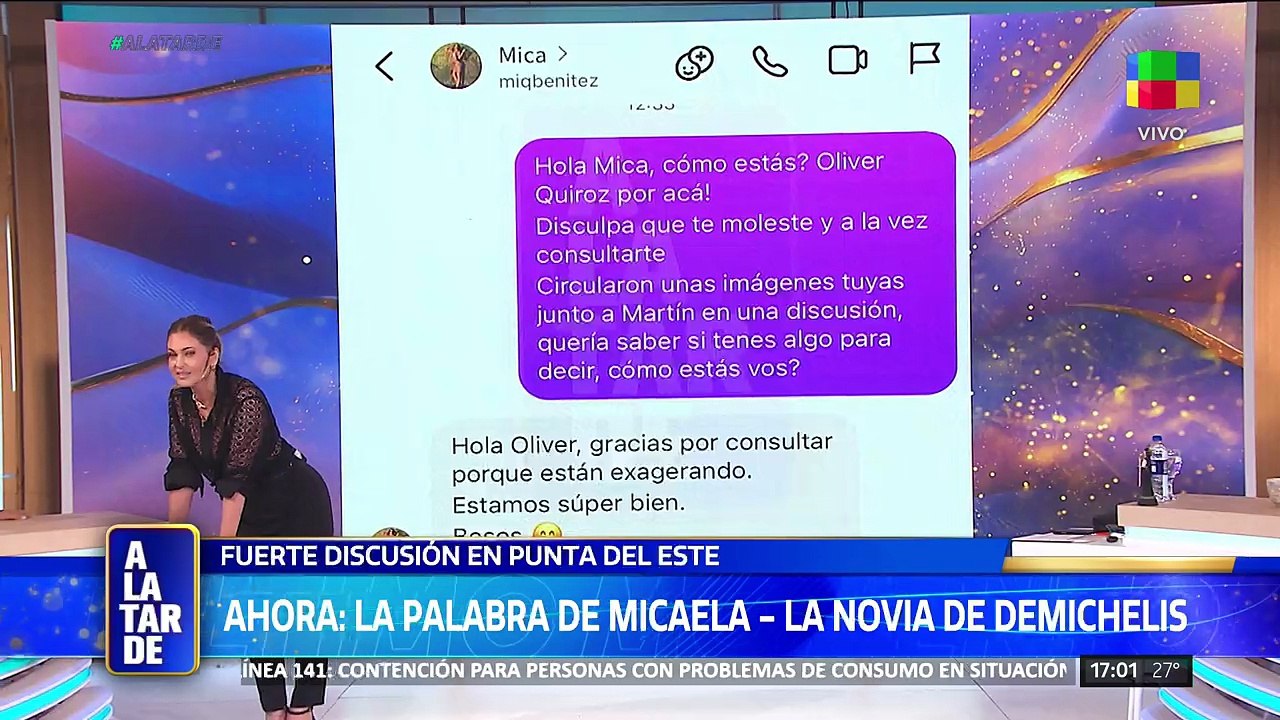La novia de Martín Demichelis rompió el silencio tras las escandalosas imágenes en Punta del Este: "Estamos..."